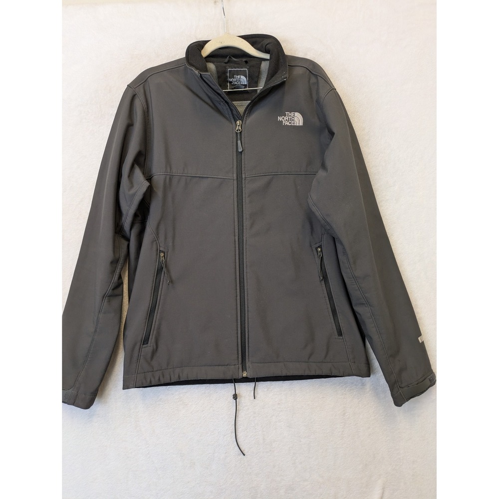 The North Face Men's Size M Apex Bionic Windstopper Softshell Jacket Gray